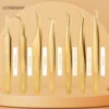 Eyelash Extension Tweezers Eyelash Extensions Tools Hair Removal Eyelash tweezer for professional makeup Volume Fans 1
