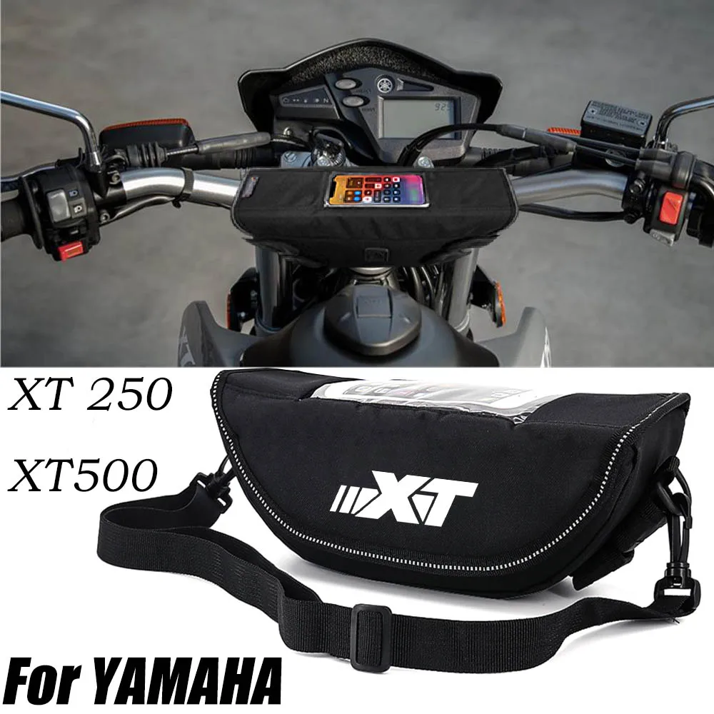 For YAMAHA XT250 XT500 yamaha xt 250 xt 500 Motorcycle accessory Waterproof And Dustproof Handlebar Storage Bag motorcycle tool bag tail kit storage pu leather waterproof for yamaha dt dt125 dt250 tw125 tw200 xt xt200 ttr250 wr250r wr250 it