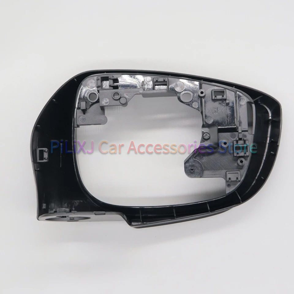 자동차 백미러 미러 렌즈 미러 하부 커버 캡 윙 사이드 미러 하부 쉘 하우징 For Mazda CX5 CX-5 2015 2016 Black Color