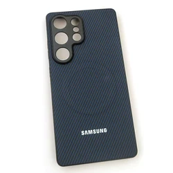 Carbon Fiber Magnetic Bumper Cover - Galaxy Note20 Ultra (Dark blue)