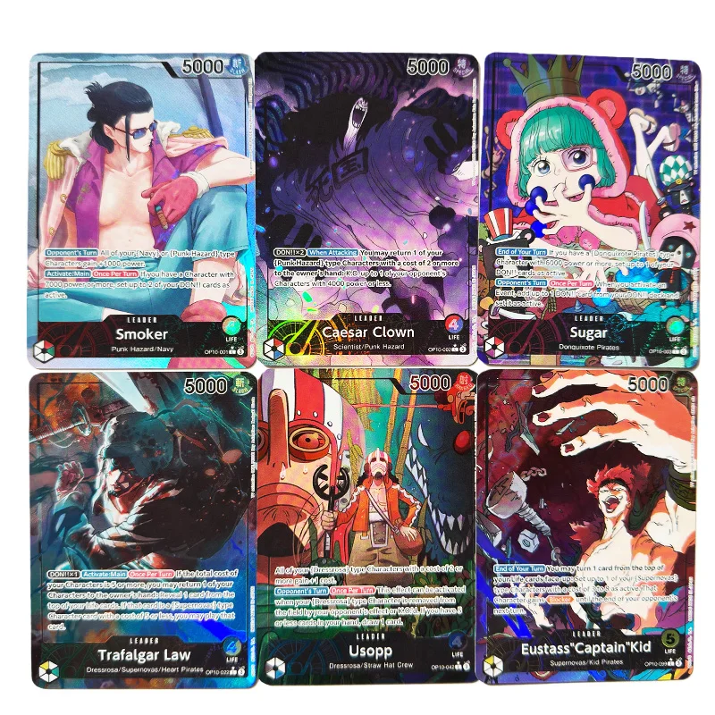 Anime One Piece OPCG English Leader Luffy Sabo Zoro Nami Law Ace