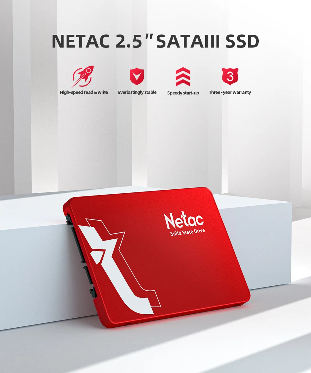 ssd internal hard drive for laptop Netac Hard Disk SSD 1tb SSD 2tb SSD 2.5'' SATA3 HD Hard Disk Drive Internal Solid State Drives for Laptop Pc Desktop 1TB HDD best ssd internal hard drive