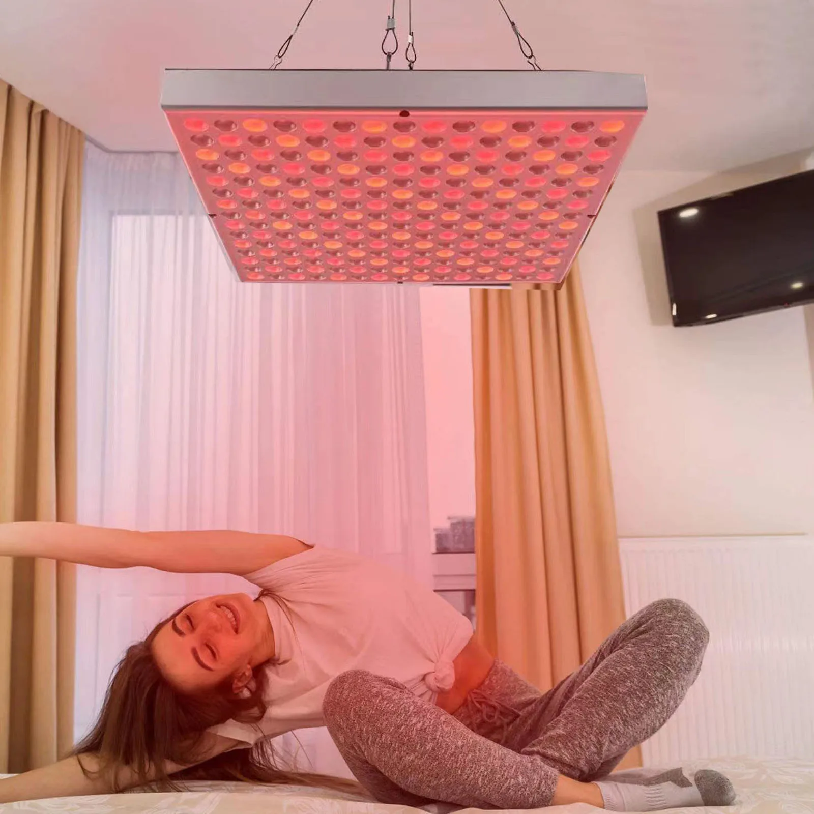 Red Light Therapy Panel Red LED phototherapy combination panel beauty panel lamp 660nm/850nm home heating lamp instrument 45W physiotherapy