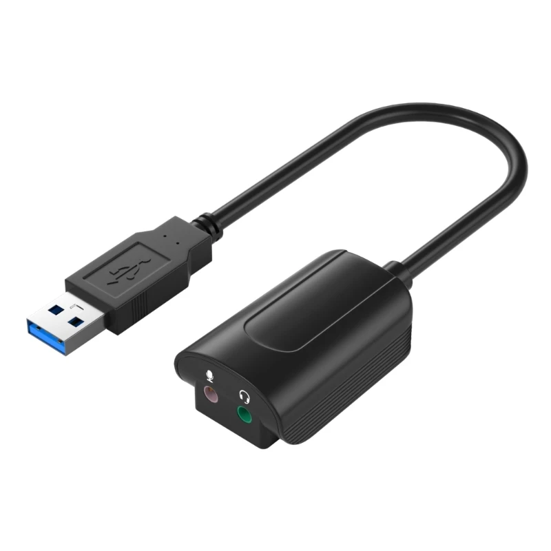 

7.1 USB-адаптер стереозвуковой карты для динамиков, наушников, аудиоадаптер