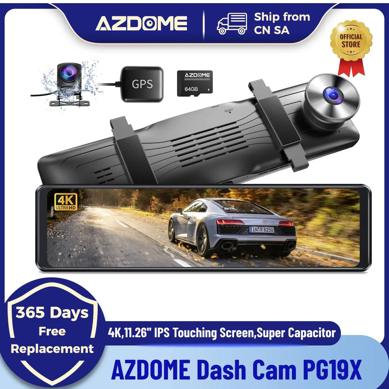 AZDOME M17 Pro 2K Dual Lens Dash Cam Tela De 3'Wi-Fi Integrado ADAS Dashcam C%c3%a2mera Frontal E Traseira Para Carro Dvr De I.1057545319 AZDOME M17 Pro 2K Dual Lens Dash Cam Tela De 3'Wi-Fi Integrado ADAS Dashcam C%c3%a2mera Frontal E Traseira Para Carro Dvr De I.1057545319