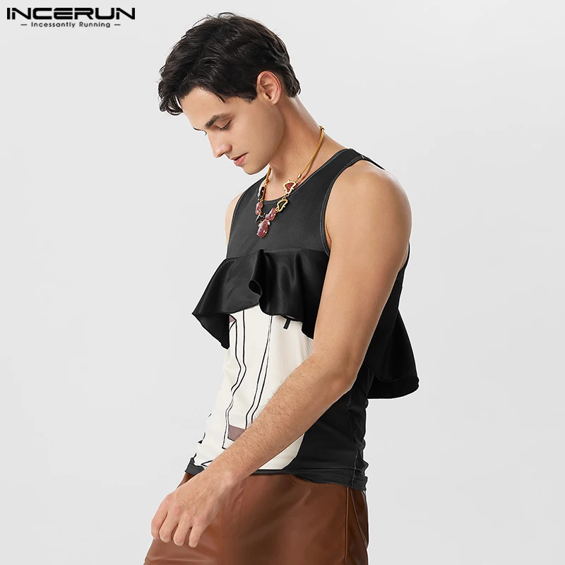 INCERUN  Ʈ  ġũ ũ ž, O- μҸ Ƿ,  ƮϽ ƮƮ, Ÿϸ , S-5XL, 2023