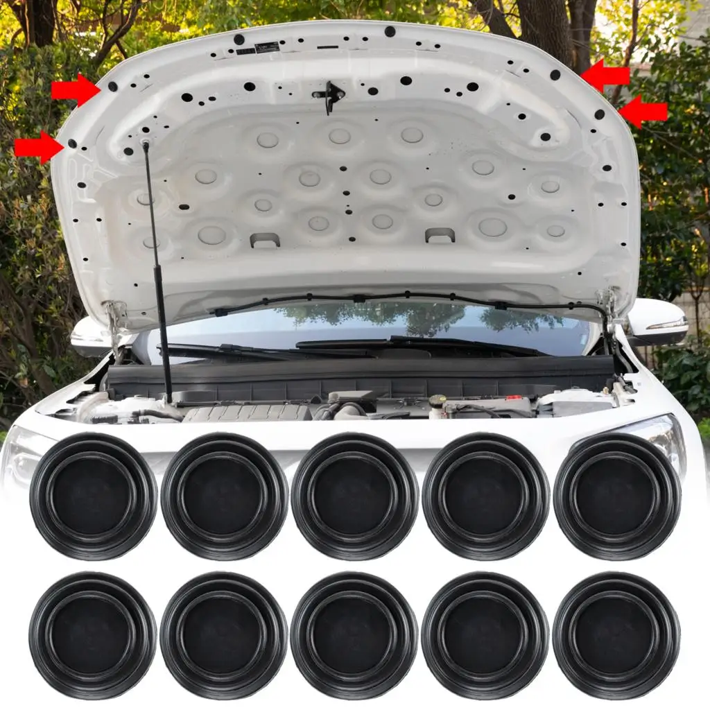 Door Bumper Protector Stickers Universal Shock Absorbing Mute Shock Noise Gaskets 10/20PCS Bumper Protector for Cars Trucks SUV car door gasket shock absorber buffer shock absorber protector shock absorber cushion