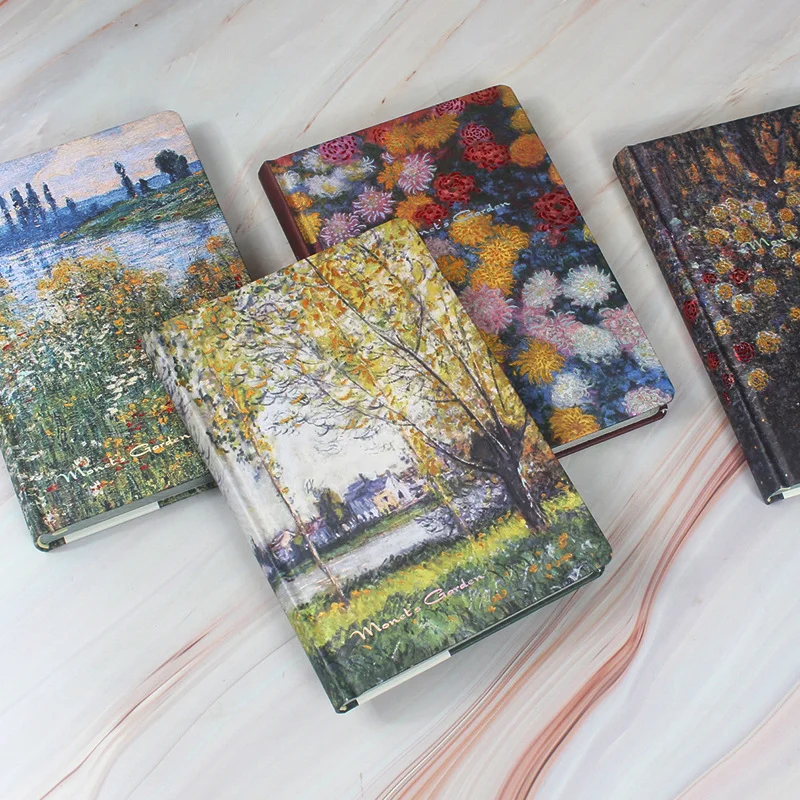 FUSCHLBIN Hardcover Retro Literary Notebook, A5 Diary with 256 Pages