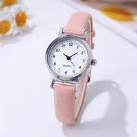 Fashion Small Dial Women's Watch Casual Leather Band Ladies Quartz Wristwatches 1