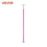 VEVOR Professional Dancing Pole Portable Removable Stainless Steel Adjustable Fitness Spinning Pole for Exercise Home Club Gym 1