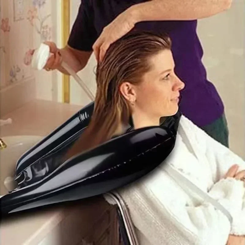 PVC Inflatable Shampoo Basin Quickly Inflate Deflate Hair Washing Basin Pregnant Women Elderly Portable Shampoo Pad hair washing basin