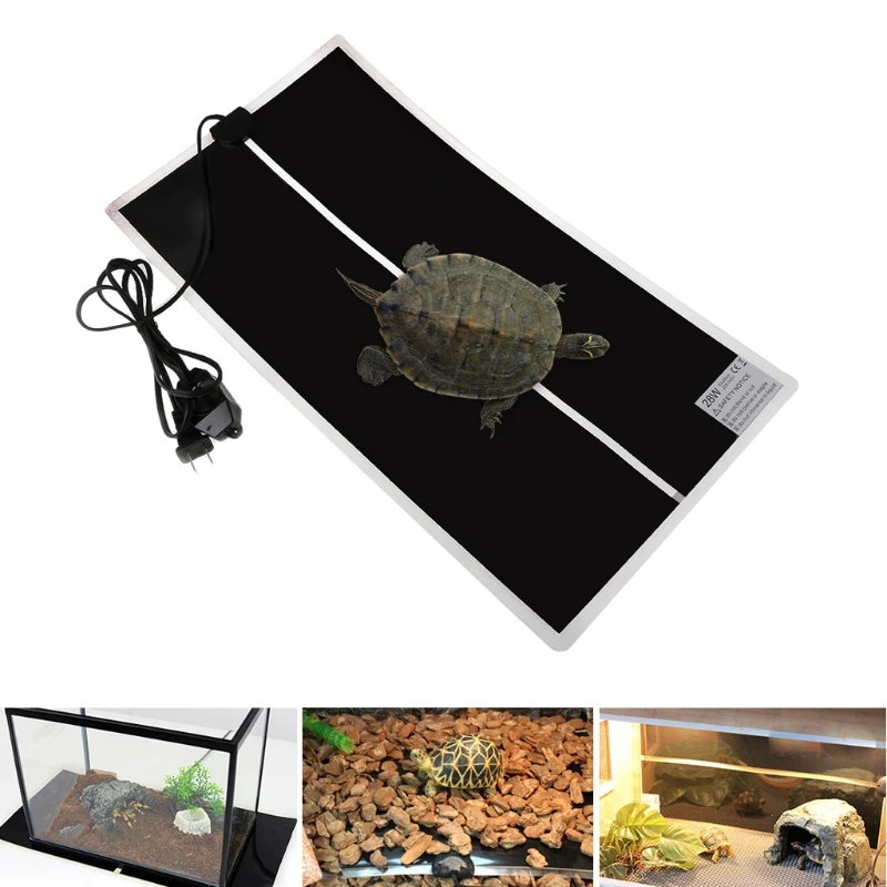 

Heating Mat 220V-240V 28W Temperature Adjustable for Lizard Terrarium Dropship