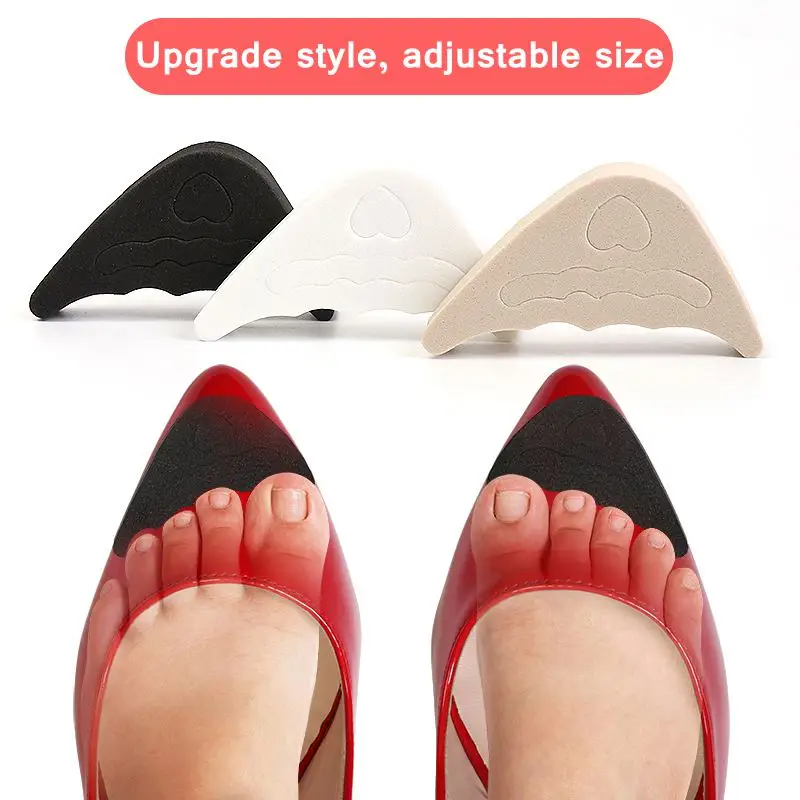 Shoe Insoles Forefoot Pads Toe Pads 1pair Women High Heel Toe Plug Insert Shoe Front Filler Cushion Pain Relief Protector Accessories