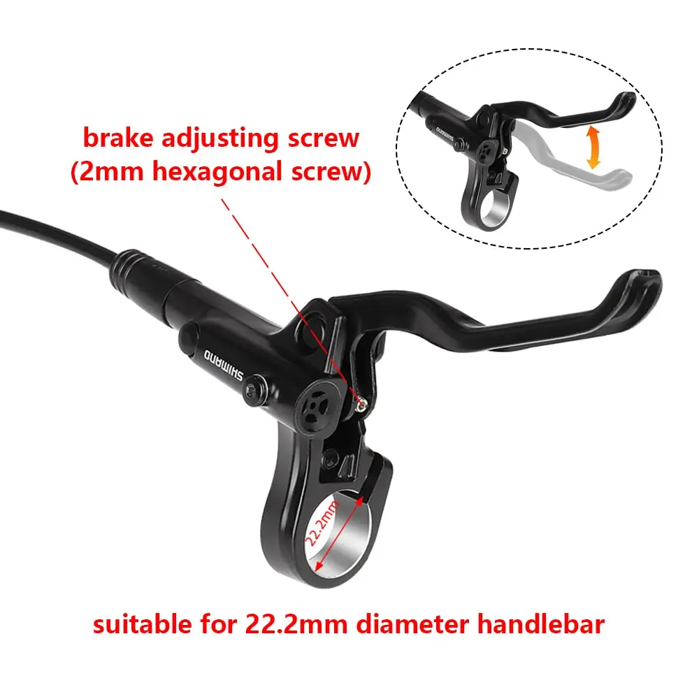 Shimano Hydraulic Brake Lever Adjusting Disc Brakes On Mountain