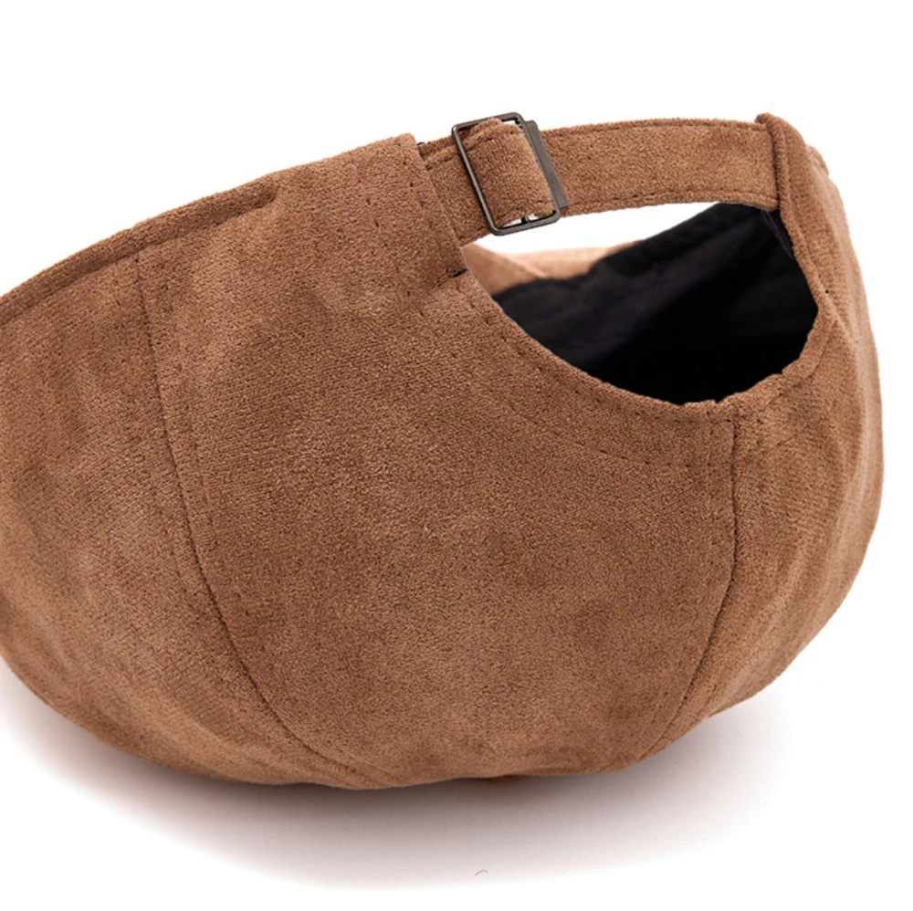 HT4971 Herren Berets Frauen Herbst Winter Hut Vintage Künstler Maler Baskenmütze Hut Männlich Weiblich Ivy Flache Kappe Wildleder Achteckige Baskenmütze Kappen – Detail 5