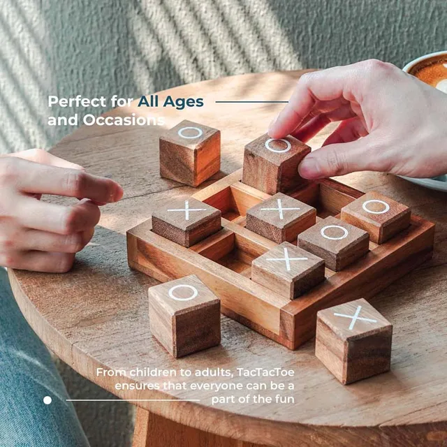 Wooden Chessboard Game Box XO Chess Training Concentration Logical Thinking Parent-child Interactive Tabletop Game Kids Gifts 3