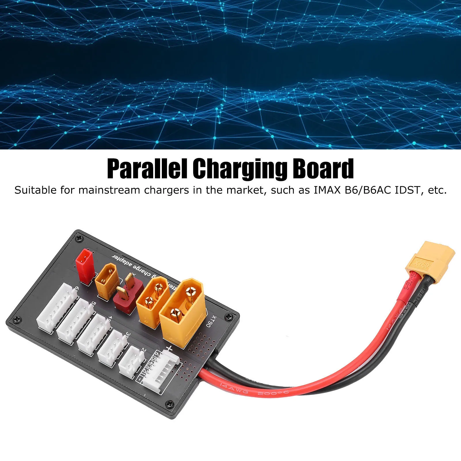 Lipo XT60 Parallel Charging Board 2S-6S for IMAX B6 Charger