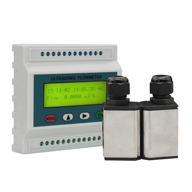 

Compact Size Modular Ultrasonic Flow Meter with Clamp on Transducers