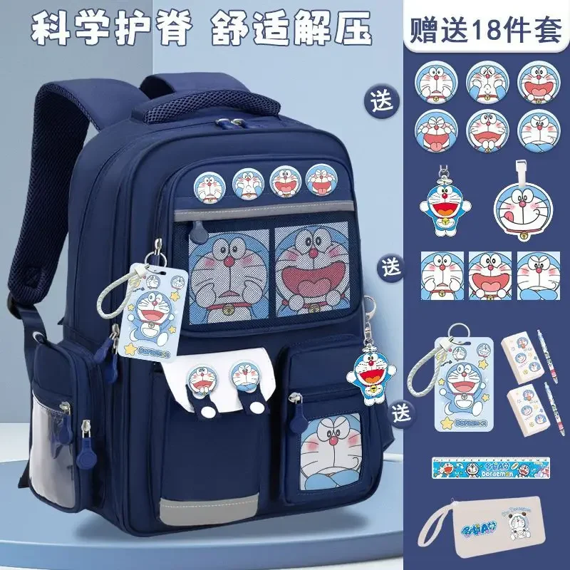 

Doraemon Schoolbag Primary School Lightweight Weight-reducing Spine-protecting Children's Backpack Fashion Accessories