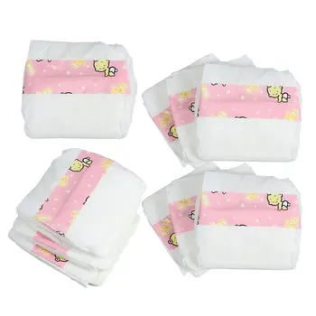 10 pezzi mini pannolini casa da gioco pannolini bambole rinate casa delle bambole pannolini per bambini accessori per bambini decorare finta pannolini in miniatura