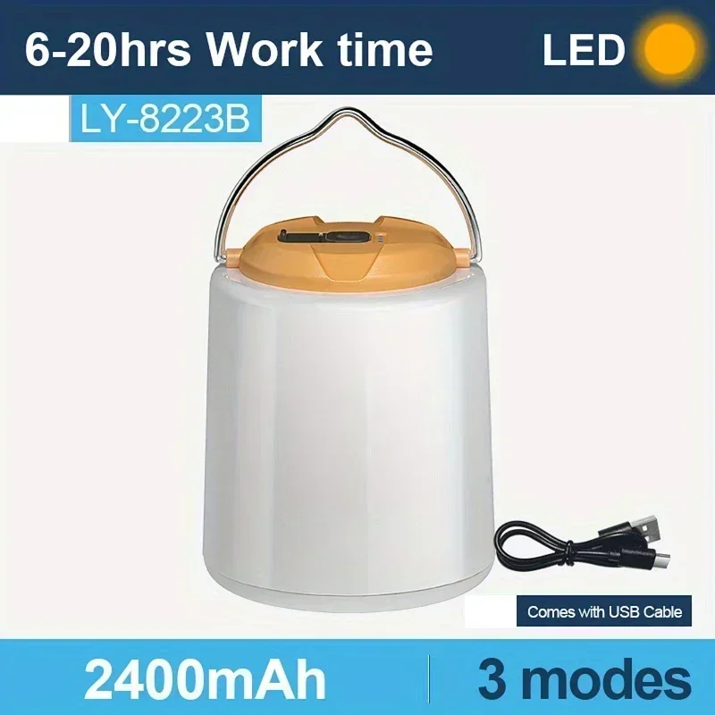 Confezione Da 4 Luci LED Portatili Per Tenda Con Gancio E Clip Illuminazione Di Emergenza Per Uragani Attrezzatura Da Campeggio Per Escursioni E Interruzioni Di Corrente 91697058