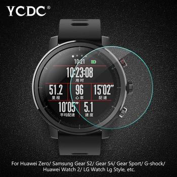 Smart Watch Proteggi schermo in vetro temperato Copertura completa 23 24 25 26 27 28 29 30 31 32 33 34 35 36 37 38 39 40 41 42 43 44 45 46mm