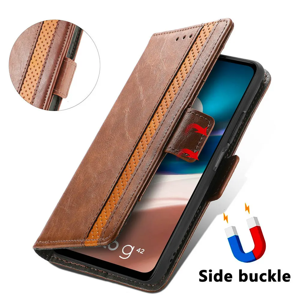 Mobigear Retro Motorola Moto G 5G Plus Hoesje Bookcase Portemonnee