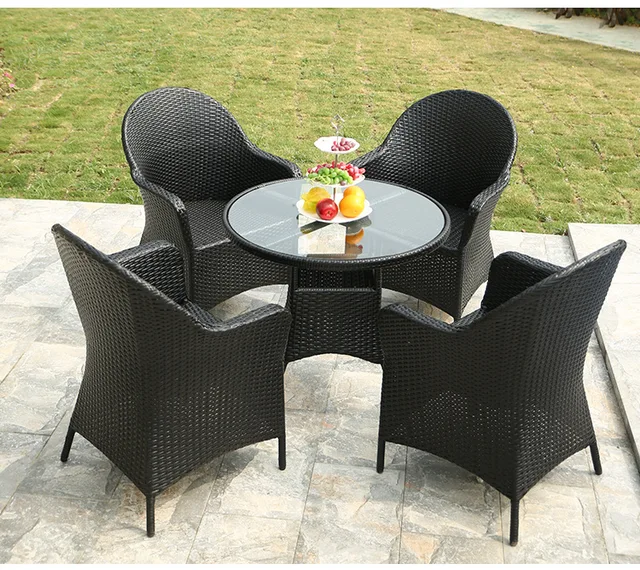 CourtyardCord 4-Person Rattan Outdoor Sofa Set 2