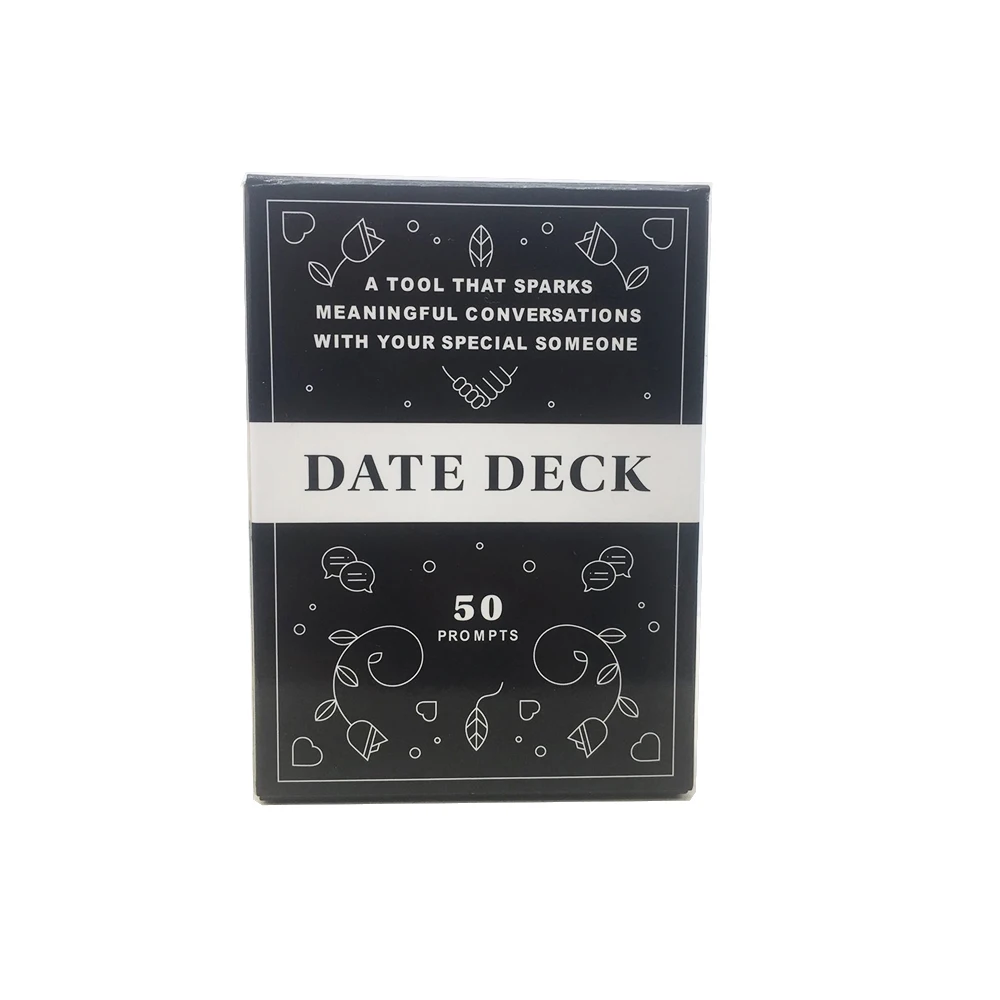 50 Pieces Cards Date Deck Best Self Card Game Romantic Couples Board Game Party Games Intimacy Board Game Gifts