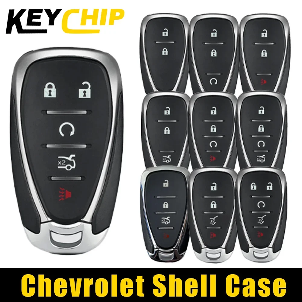 KeyChip สําหรับ Chevrolet Chevy Camaro Cruze MALIBU 2016 2017 2018 2019 2020 Smart Key FOB 2/3/4/5 ปุ่มรถ REMOTE Key SHELL กรณี