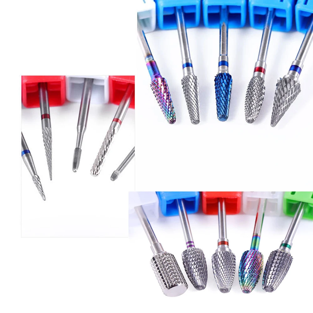 

Tungsten Carbide Nail Drill Bit Cutter Manicure Electric Milling Polishing Nail File Accessories Art Salon Foot Care Tools
