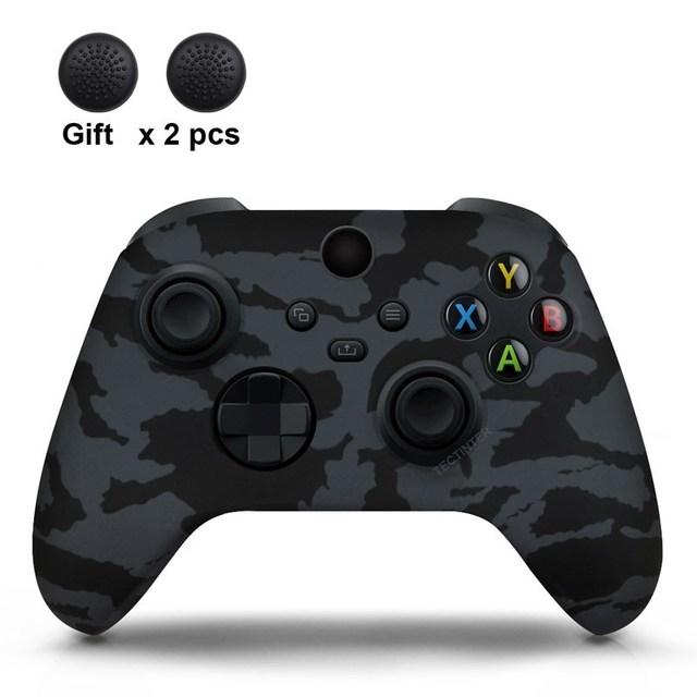 Silicone Case For Xbox Series X/S Controller Protective Skin Gamepad Rubber Skin Thumb Grips Cap Joystick Cover Shell