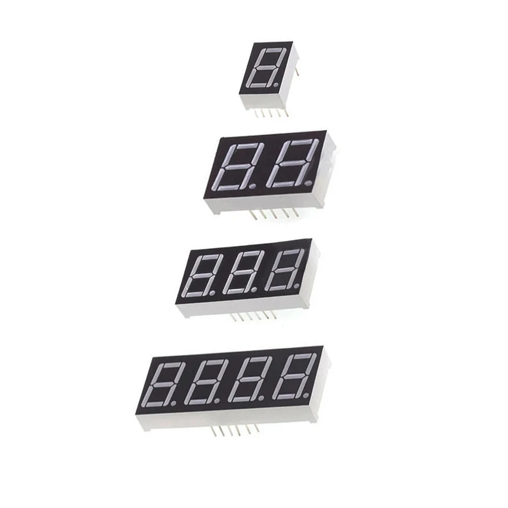Display LED a Tubo Digitale da 0,56 Pollici, 0,28 Pollici, 0,36 Pollici, Orologio LED Rosso 1, 2, 3, 4 Cifre, Anodo/Catodo, Scheda Display LED a 7 Segmenti - Image 6