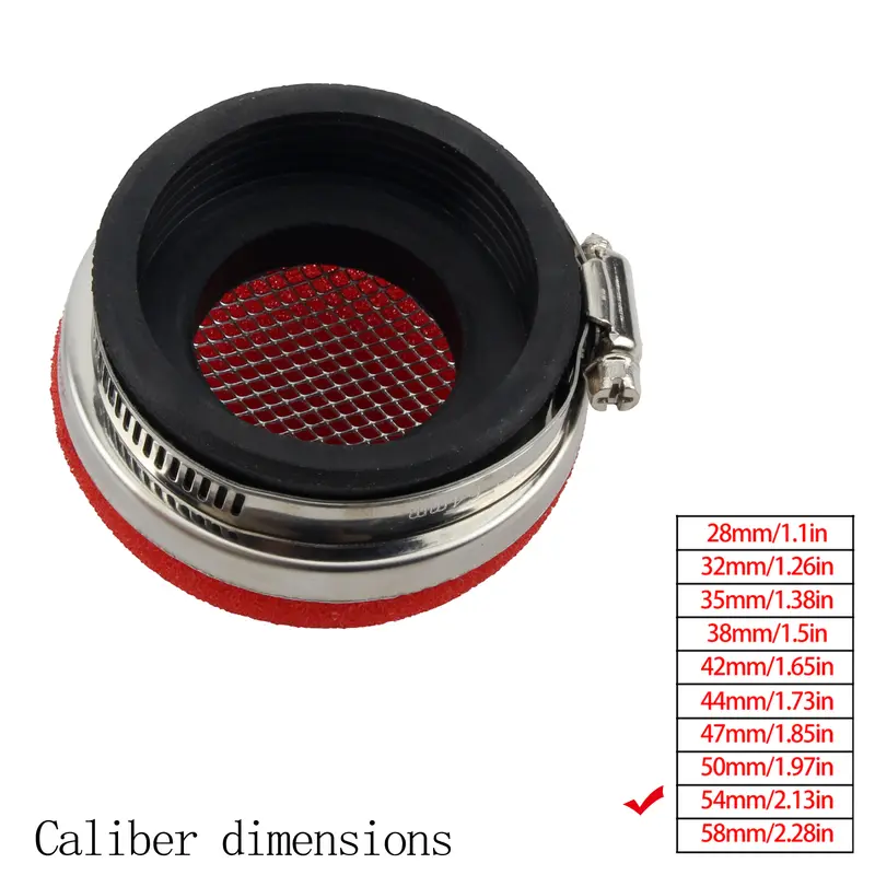 Motorcycle Air Filter Cleaner Air Filter 2 Stroke Engine Dirt Pit Bike Scooter 28/32/35/38/42/45/50/54/58MM Moto Parts - Image 13