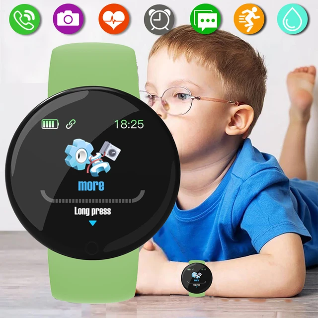 Reloj inteligente Y68 para niños y niñas de 6 a 15 años, pulsera deportiva  con control del ritmo cardíaco y de la sangre - AliExpress