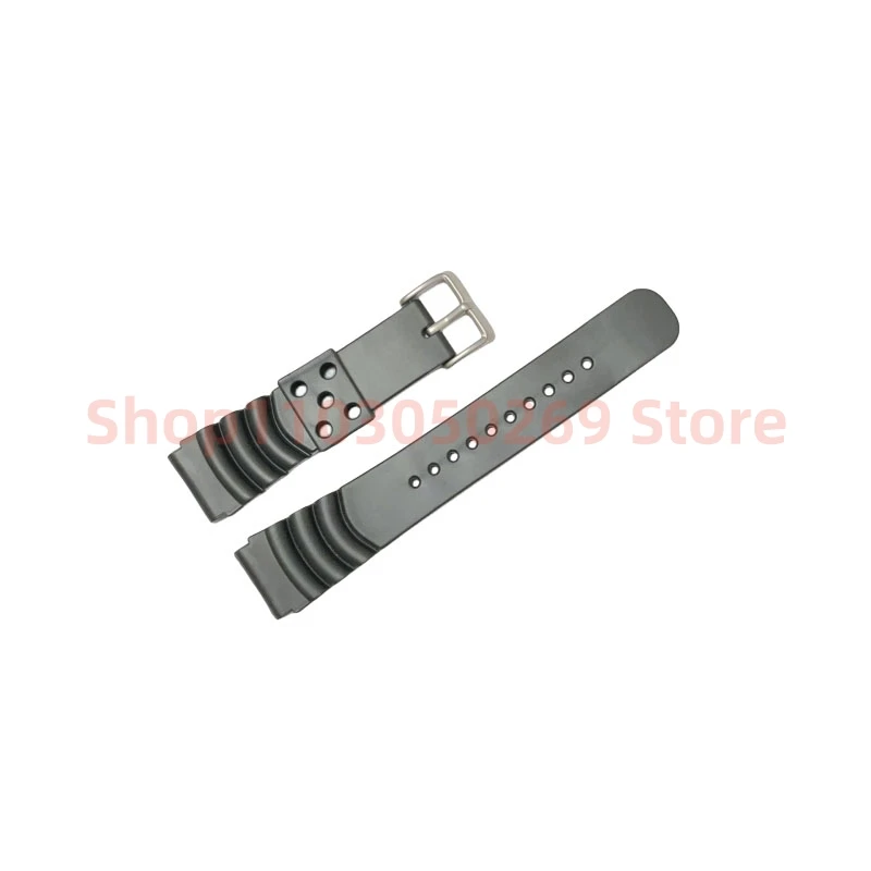 

Silicone Material Waterproof 20mm 22mm Stainless Steel Buckle Watch Band Strap Bracelet Fit for SKX CASIO