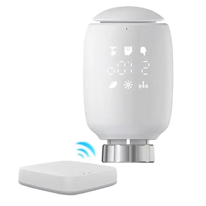 

Digital Thermostat Home Voice Control Wi Fi Thermostat APP Control Programmable Thermostatic Radiator Valve Alexaa Voice Control