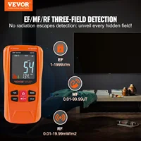 VEVOR 3-in-1 EMF Meter 5Hz-6GHz Handheld Rechargeable Electromagnetic Field Radiation Detector Digital LCD EMF Tester, Discount 2