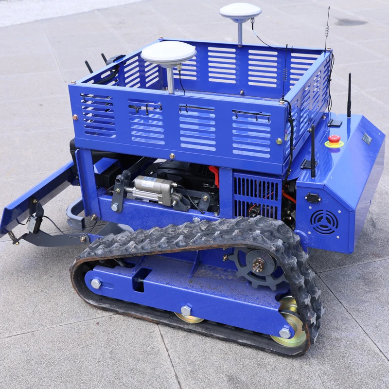 Tosaerba Robotizzato Elettrico con Sistema GPS Personalizzato, Controllo Remoto a Sterzo Zero, 500mm - immagine 4
