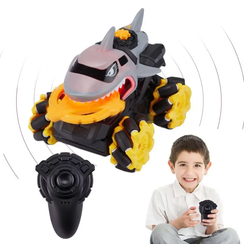 

Автомобиль MonsterTruck с дистанционным управлением, двухсторонний вождение, вращающийся на 360 Градусов Автомобиль, игрушка, Рождественский подарок на день рождения для детей
