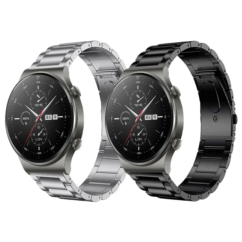 Premium 22mm Stainless Steel Metal Watch Band Bracelet