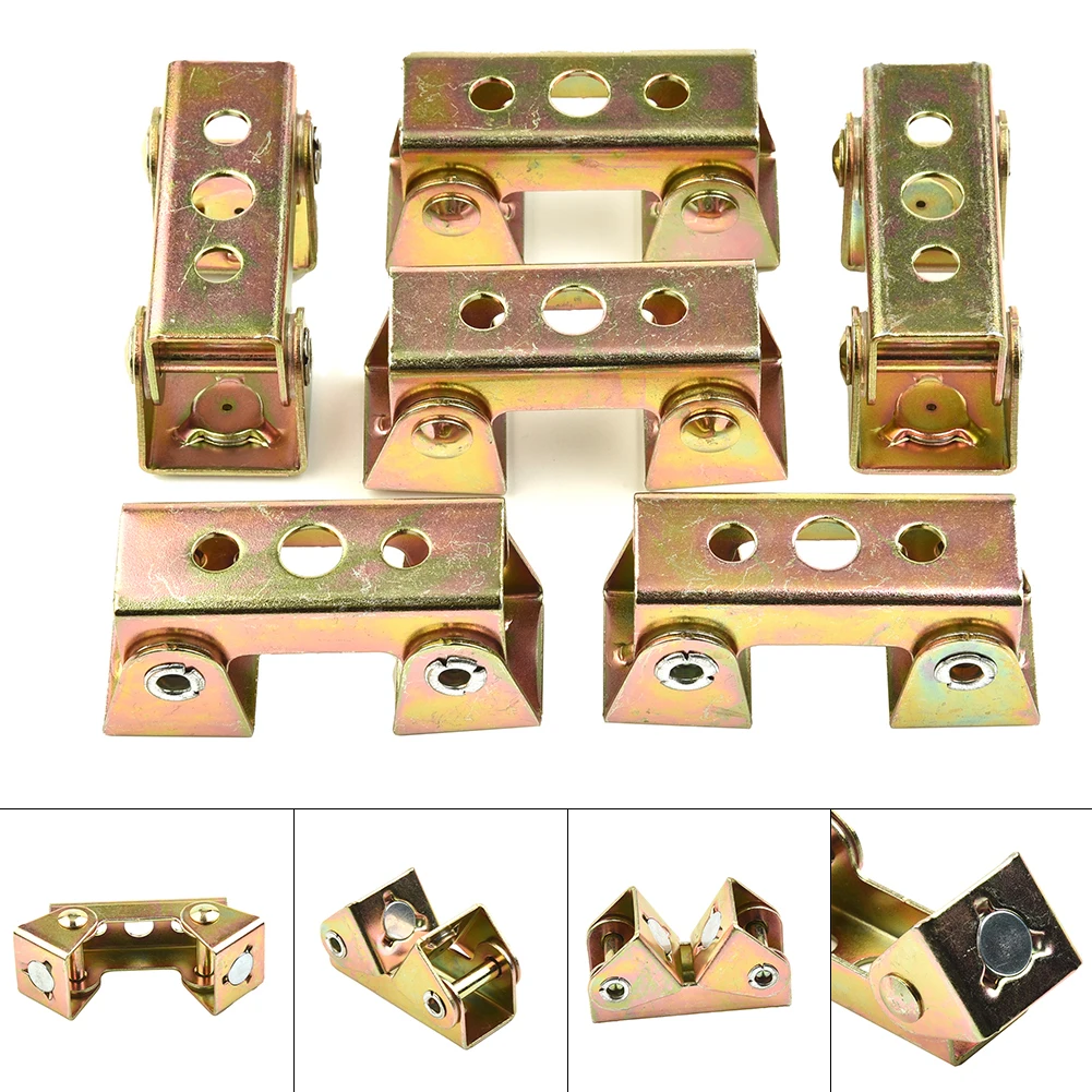 6pcs V Type Magnetic Welding Clamp Fixture Adjustable Magnet V-Pads For Door Casement Tools Hand Tools Metal Working Tool magnetic welding holders welding accessories clamp magnetic welding fixer