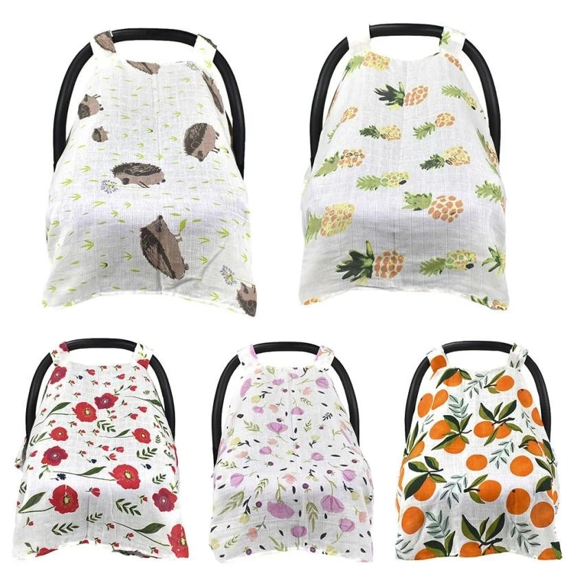 Baby Basket Stroller Cover Multi Use Maternity Breastfeeding Nursing Blanket Windproof Sunshade Cover Sun Protector