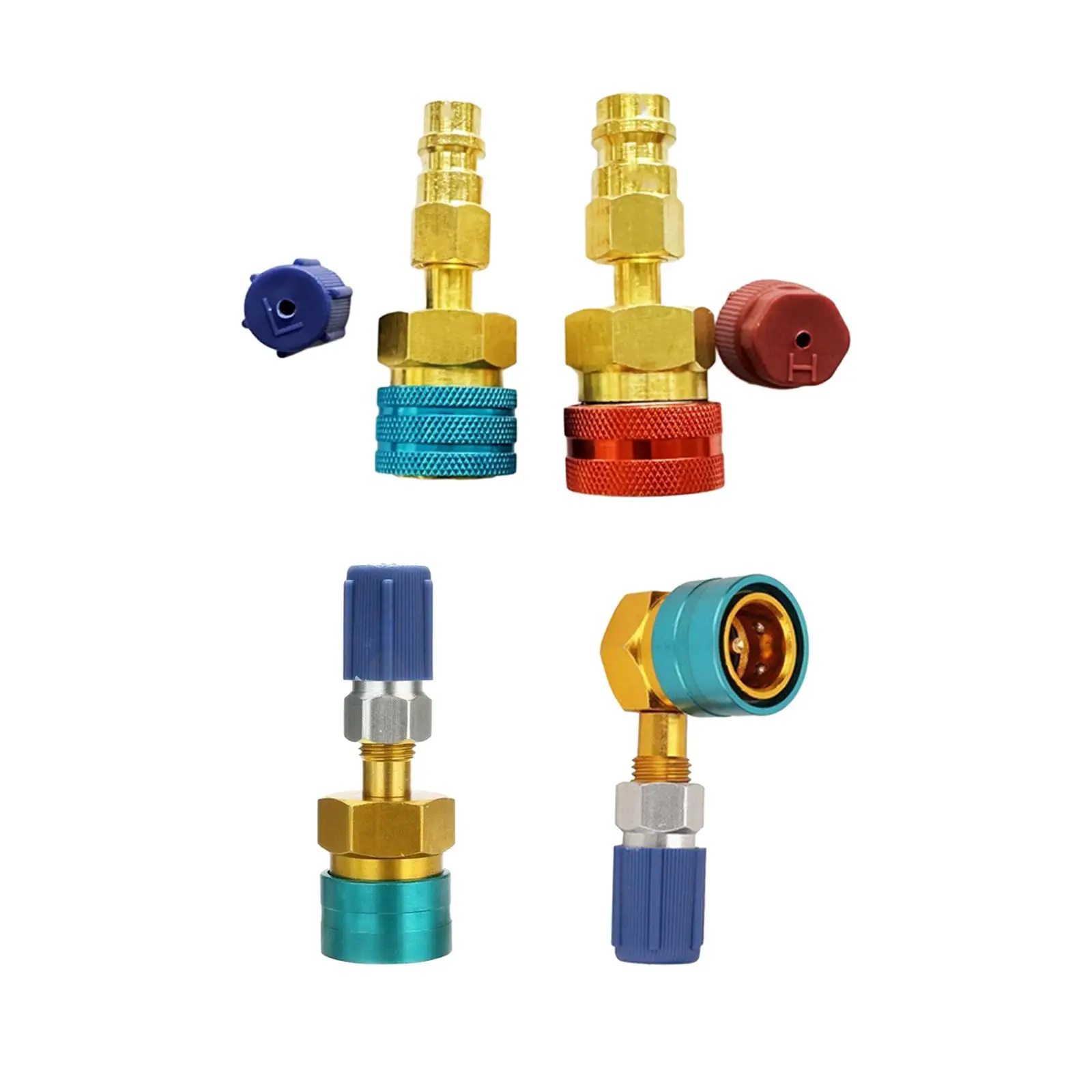 L'Adattatore Per Tubo Flessibile Dell'Accoppiatore Rapido R1234Yf Sostituisce Le Parti Conversione R1234Yf A R134A