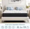 Queen Size Mattress, 12 Inch Memory Foam Hybrid Mattress, Pressure-Relieving Bed in a Box, Individual Pocket Spring 5