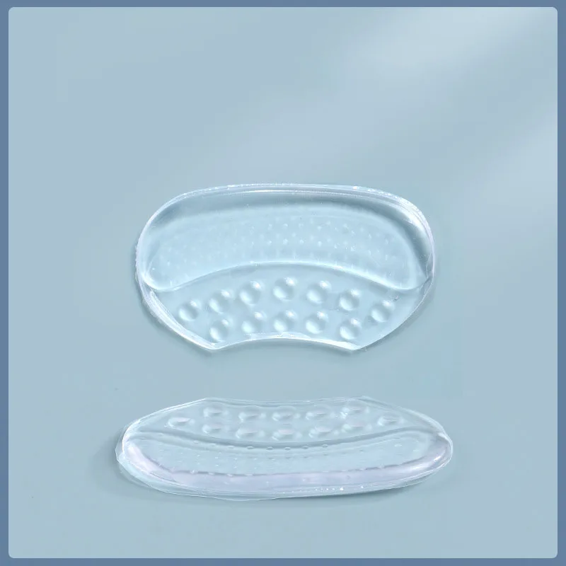 High heels silicone heel cushion half-size cushion heel post suitable for anti-friction foot anti-falling 2 pairs