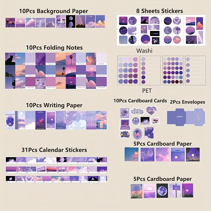 Journal Scrapbooking Supplies Kit 3