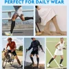 1 Pair 20-30 mmHg Open Toe Calf Compression Stocking for Men Women Calf Sleeve Support for Varicose Veins, Edema, DVT, Pregnancy 4