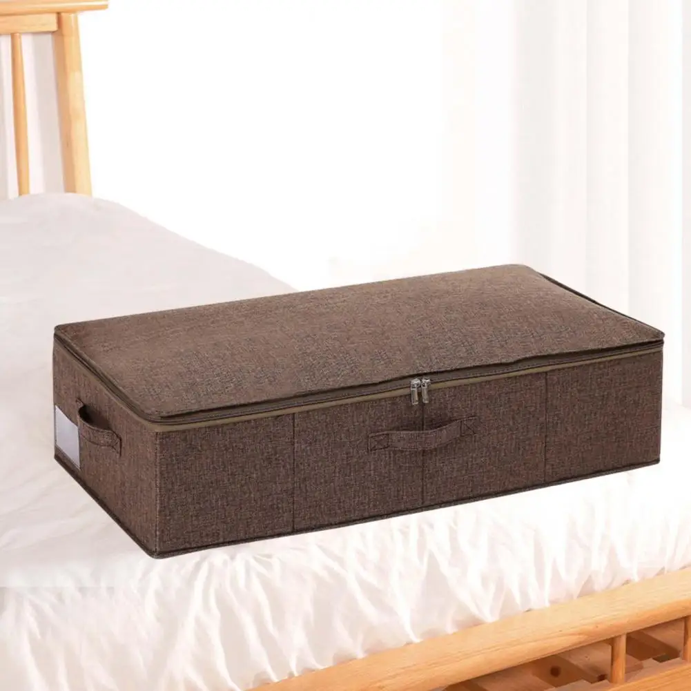 Quilt Organizer Box Washable Clothes Organizer Dustproof Dorm under Bed