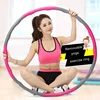 Yoga Detachable Pilates Hoop Waist Exercise Slimming Sports Hoops Body Building Massage Gym Loss Weight Hoop 1pc 9/8/7 Tubes